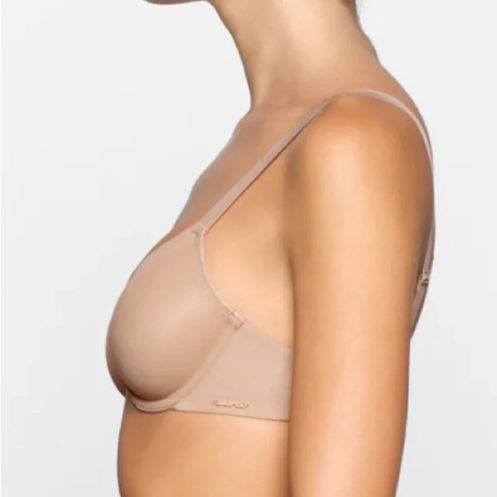 NWT no show molded unlined Demi bra skims 38DD clay - Picture 4 of 8